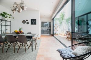 Χώρος καθιστικού στο Casa Creativa Lagos