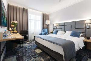 Posteľ alebo postele v izbe v ubytovaní Hotel Włoski Italia Boutique Old Town Poznań