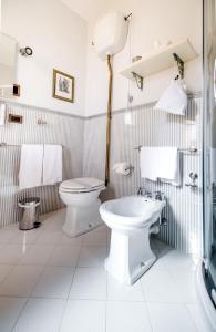 Koupelna v ubytování Hotel Villa Beccaris