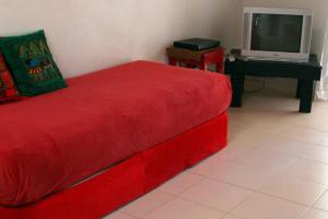 Et tv og/eller underholdning på Apart Hotel Abedules