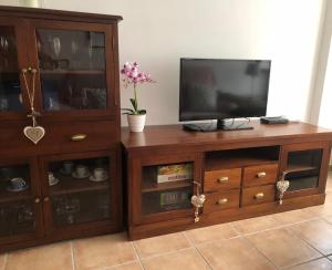 TV a/nebo společenská místnost v ubytování Apartament Valls d'Aneu
