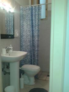 ガリポリにあるGallipoli centroのバスルーム(洗面台、トイレ、シャワー付)