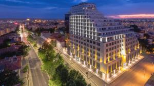 Nespecifikovaný výhled na destinaci Varna nebo výhled na město při pohledu z apartmánu