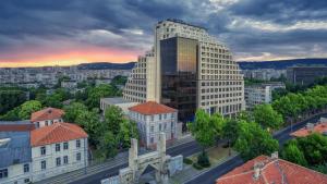 Nespecifikovaný výhled na hory nebo výhled na hory při pohledu z apartmánu