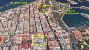 Nespecifikovaný výhled na destinaci Las Palmas de Gran Canaria nebo výhled na město při pohledu z apartmánu