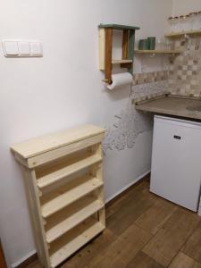 Kuchyň nebo kuchyňský kout v ubytování Apartmány Sharka -Šárka Justrová