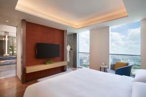 A television and/or entertainment centre at Hyatt Regency Shanghai Jiading
