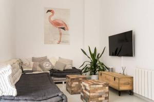 Televízia a/alebo spoločenská miestnosť v ubytovaní White Loft Alicante