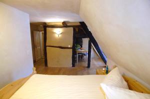 Postel nebo postele na pokoji v ubytování Hotel Aegidienhof