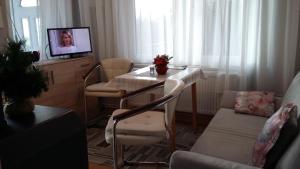 Posezení v ubytování Ferienhaus II Heyder
