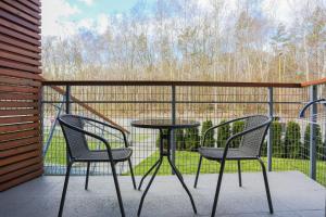 Balkon lub taras w obiekcie Apartamenty Świnoujście - Bałtycka
