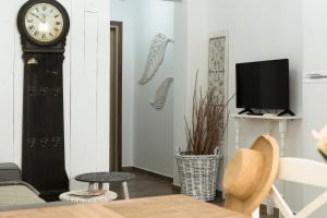 TV a/nebo společenská místnost v ubytování EvaEle Luxury Apartments