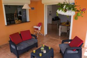 Istumisnurk majutusasutuses Villa Nord-Plage