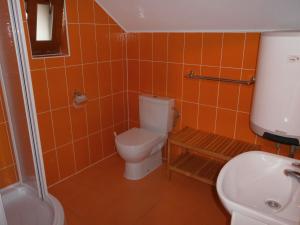 Koupelna v ubytování Apartmán Pohoda