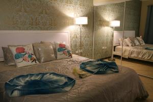 Łóżko lub łóżka w pokoju w obiekcie Casa Dornasol