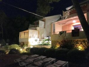 Zahrada ubytování Apartments Nautic