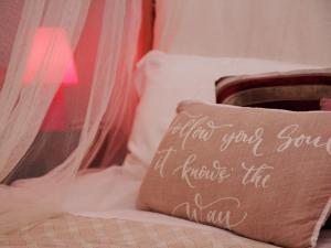 A bed or beds in a room at Casa Sabina