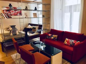 Χώρος καθιστικού στο Grace Rooms and Apartments Budapest