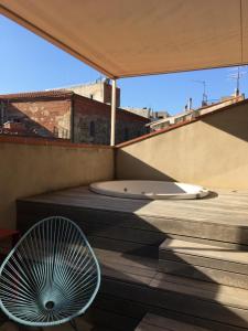 Балкон или терраса в La Loge de mer, Lodge urbain