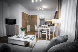 Kuchyňa alebo kuchynka v ubytovaní Apartamenty przy skoczni