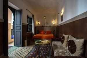 Posezení v ubytování Riad Ciel d'Orient
