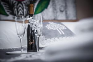 Nápoje v ubytovaní Apartamenty przy skoczni