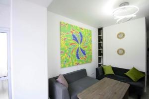 
A seating area at Apartmentrent
