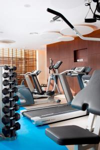 Fitness centrum a/nebo fitness zařízení v ubytování Novotel Suites Mall Avenue Dubai