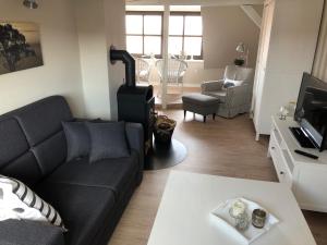 Χώρος καθιστικού στο Ferienhaus Elbblick