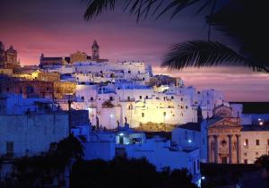 Nespecifikovaný výhled na destinaci Villanova di Ostuni nebo výhled na město při pohledu z apartmánu