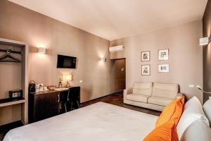 Posteľ alebo postele v izbe v ubytovaní H501 Luxury Rooms