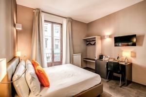 Posteľ alebo postele v izbe v ubytovaní H501 Luxury Rooms