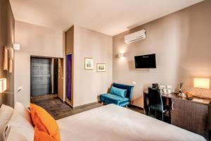 Posteľ alebo postele v izbe v ubytovaní H501 Luxury Rooms