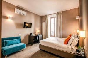 Posteľ alebo postele v izbe v ubytovaní H501 Luxury Rooms