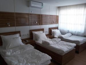 Postel nebo postele na pokoji v ubytování Dilmac Hotel