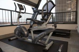 Fitness centrum a/nebo fitness zařízení v ubytování Expo Hotel Milan