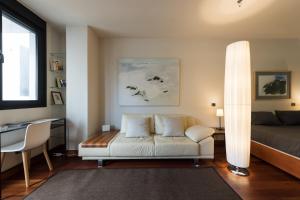 Predel za sedenje v nastanitvi Comfy on the beach By CanariasGetaway