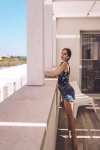 Balkón alebo terasa v ubytovaní Camarò Favignana