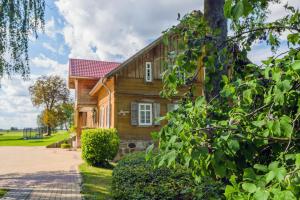 Vonkajšia záhrada v ubytovaní Siedlisko nad Nogatem