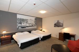 Cama o camas de una habitación en Crown Inn