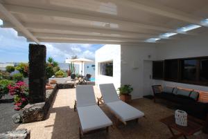 Balkón alebo terasa v ubytovaní Casa Azmira del Mar