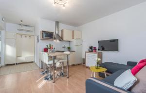Kuchyň nebo kuchyňský kout v ubytování Apartment Felix