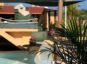 Bazén v ubytování Cabrera Chalet boutique hotel nebo v jeho okolí
