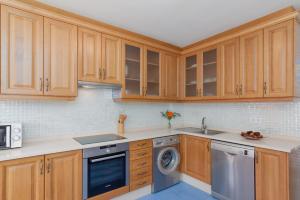 A kitchen or kitchenette at La Resplenda