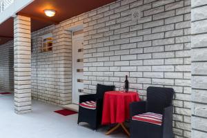 Posezení v ubytování Apartments Lile