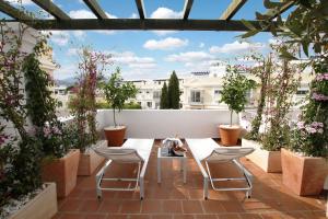 Balkón alebo terasa v ubytovaní Spacious 2 Bed Duplex in Aloha Gardens close to Puerto Banus