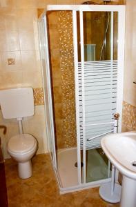 Koupelna v ubytování B&B San Marco
