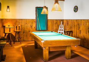 Biliár nebo kulečník v ubytování Hotel Stelter