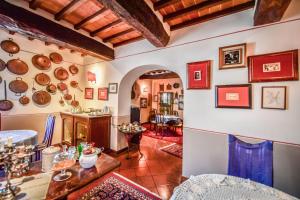 Posezení v ubytování Relais Oroscopo