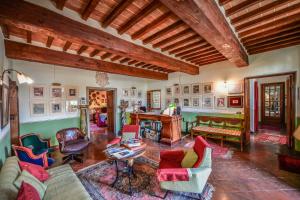 Posezení v ubytování Relais Oroscopo